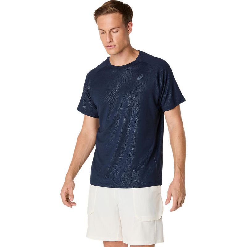 Polo ASICS Game All Over Print Ss Top Hombre - 2