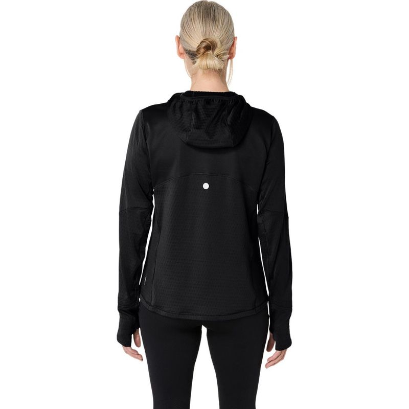 Polera ASICS Road Winter Ls Hoodie Performance Black Mujer - 1