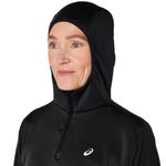 Polera ASICS Road Winter Ls Hoodie Performance Black Mujer - 2