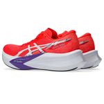Zapatillas ASICS Magic Speed 4 Flash Red/White Mujer - 3