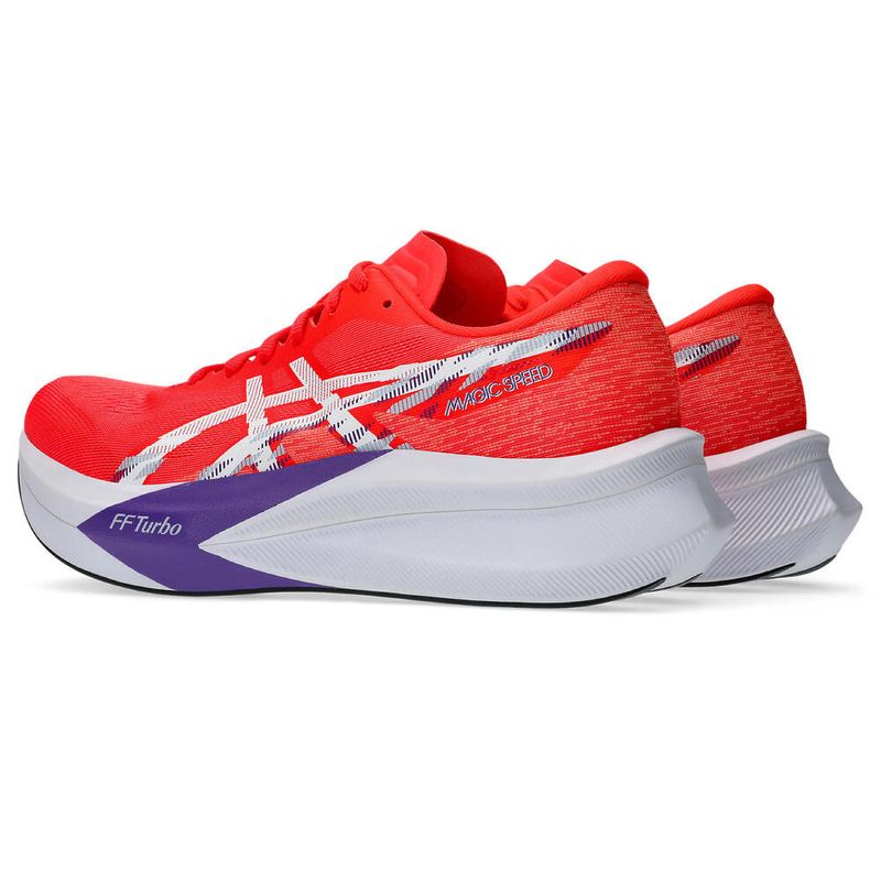 Zapatillas ASICS Magic Speed 4 Flash Red/White Hombre - 3
