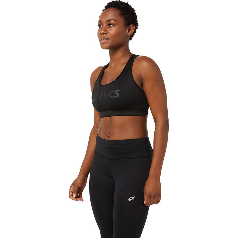 Top ASICS Padded Bra Black Mujer - 2