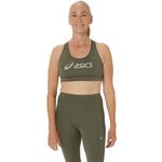 Top ASICS Padded Bra Mantle Green/Olive Grey Mujer - 0