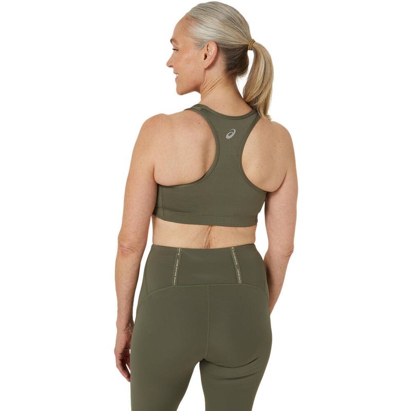 Top ASICS Padded Bra Mantle Green/Olive Grey Mujer - 1