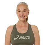 Top ASICS Padded Bra Mantle Green/Olive Grey Mujer - 3