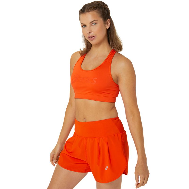 Top ASICS Padded Bra Koi/Koi Mujer - 0