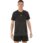 Polo ASICS Road Seamless Top Performance Black Hombre - 0