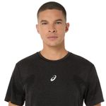 Polo ASICS Road Seamless Top Performance Black Hombre - 2