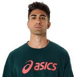 Polo ASICS Graphic Relaxed Tee Saxon Green Hombre - 3