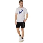 Polo ASICS Spiral Logo Graphic Cotton Blend Tee Brilliant White Hombre - 4