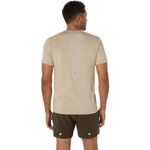 Polo ASICS Road Seamless Top Cream Hombre - 2