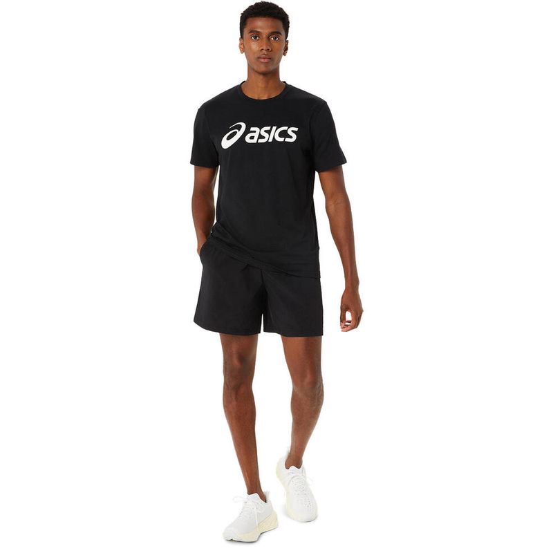 Polo ASICS Graphic Tee Performance Black Hombre - 1