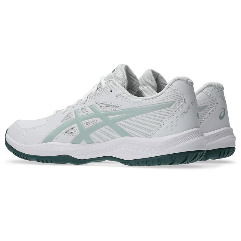 Zapatillas ASICS Court Slide 4 White/Cold Moss Hombre - 4