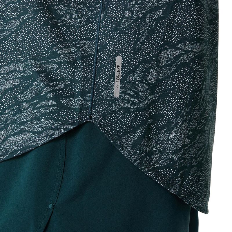 Bividi ASICS Road All Over Print Tank Saxon Green/Light Ube Mujer - 3