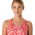 Bividi ASICS Road All Over Print Tank Coral Reef/Light Ube Mujer - 2