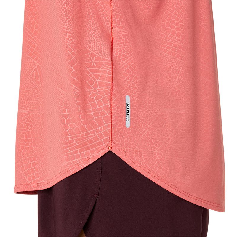 Bividi ASICS Road All Over Print Tank Dark Pink Clay Mujer - 5