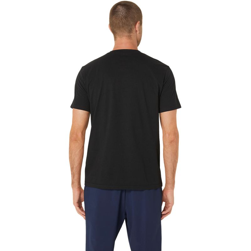Polo ASICS Asics Spiral Embroidery Tee Performance Black Hombre - 2