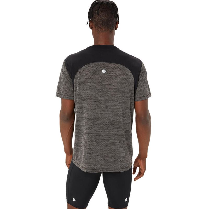 Polo ASICS Road Ss Top Performance Black Hombre - 1
