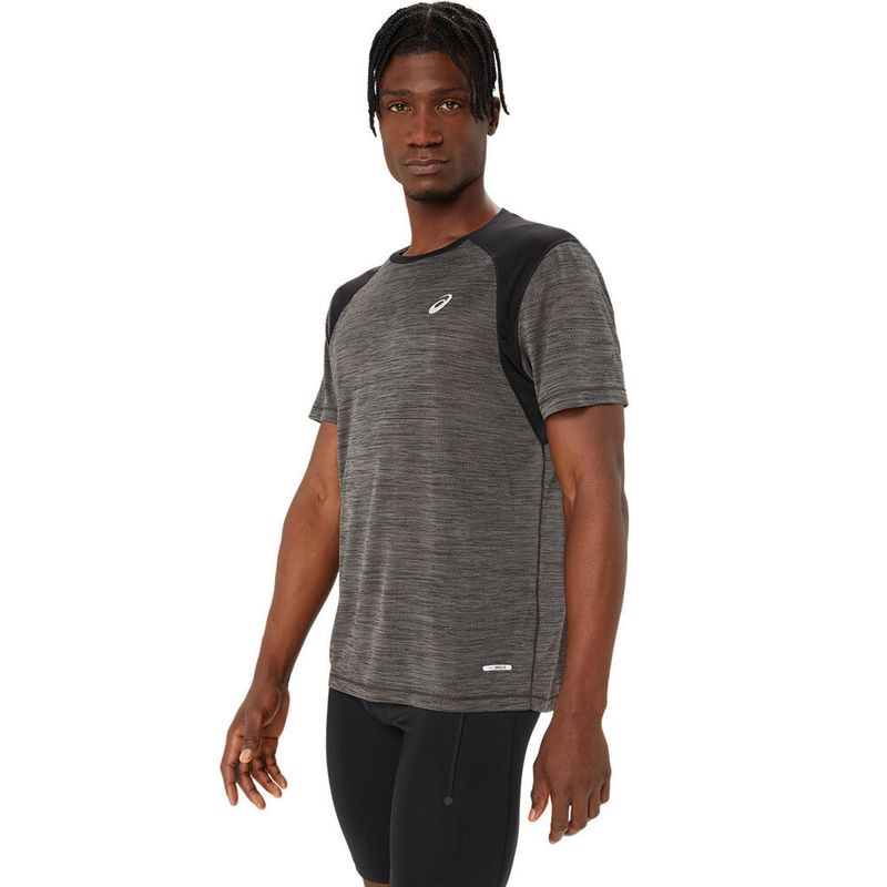 Polo ASICS Road Ss Top Performance Black Hombre - 2