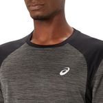 Polo ASICS Road Ss Top Performance Black Hombre - 3