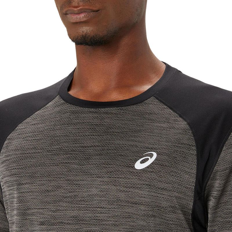 Polo ASICS Road Ss Top Performance Black Hombre - 3