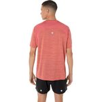 Polo ASICS Road SS Top Dark Pink Clay Hombre - 1