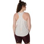 Bividi ASICS Fujitrail Tank Cream/Rainstorm Grey Mujer - 1