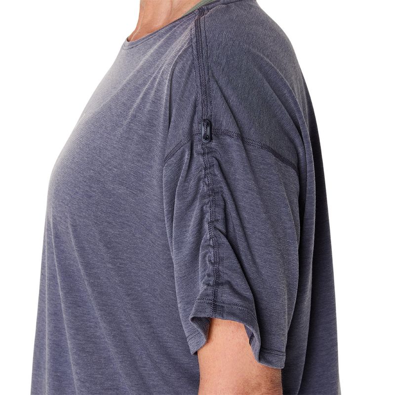 Polo ASICS Nagino Run Adjustable  SS Top Indigo Fog Mujer - 5