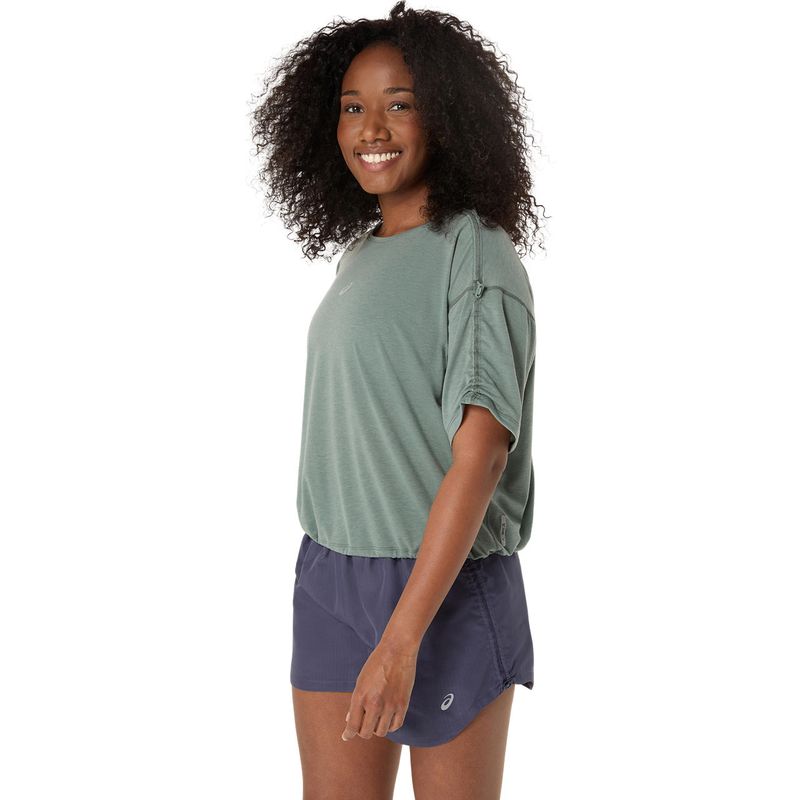 Polo ASICS Nagino Run Adjustable  SS Top Monument Blue Mujer - 2