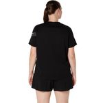 Polo ASICS Icon SS Top Performance Black Mujer - 1