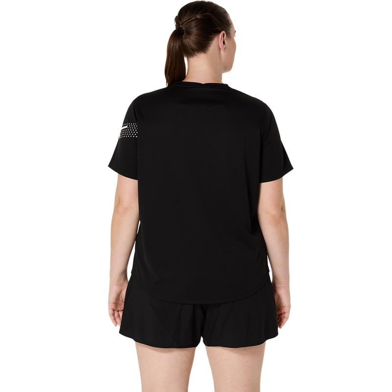 Polo ASICS Icon SS Top Performance Black Mujer - 1