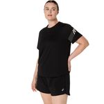 Polo ASICS Icon SS Top Performance Black Mujer - 2
