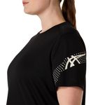 Polo ASICS Icon SS Top Performance Black Mujer - 3