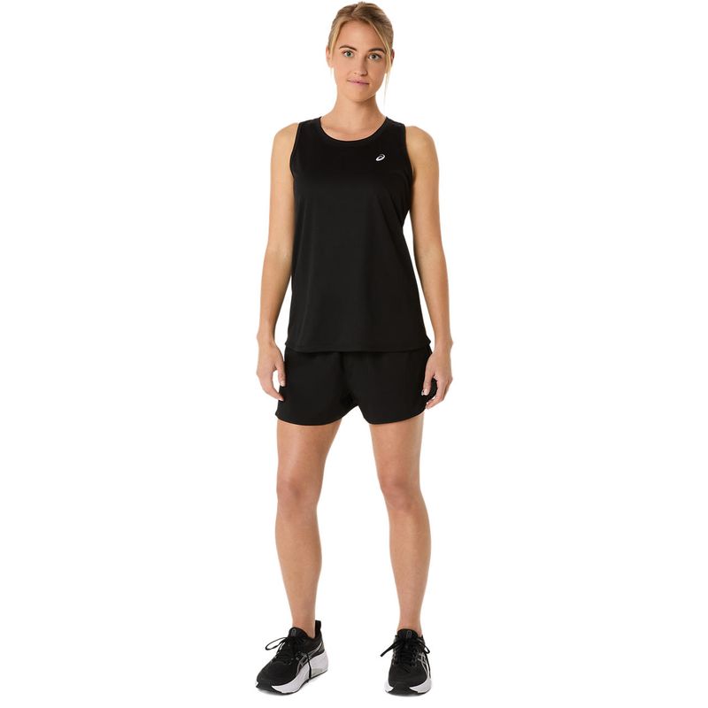 Bividi ASICS Silver Tank Performance Black Mujer - 5