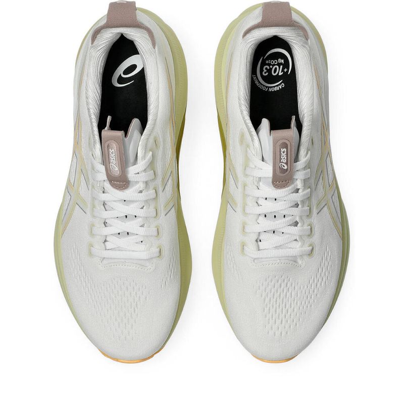 Zapatillas ASICS GEL-Kayano 32 White/Orange Glow Hombre - 3