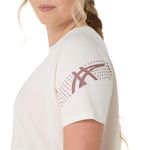 Polo ASICS Asics Icon SS Top Cream Mujer - 3