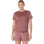 Polo ASICS Icon Ss Top Rubble Red Mujer - 0