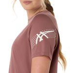 Polo ASICS Icon Ss Top Rubble Red Mujer - 1