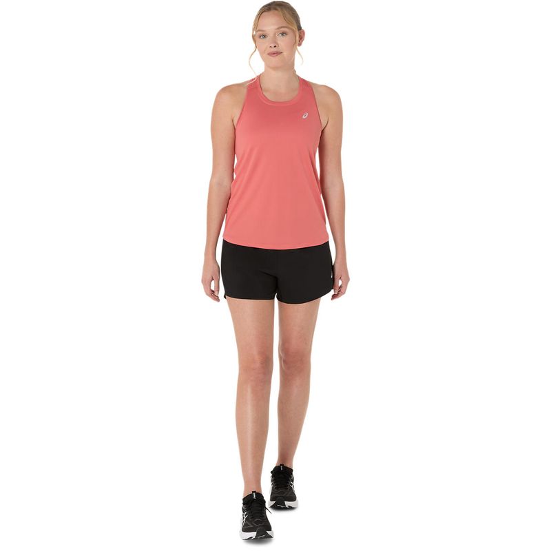 Bividi ASICS Silver Tank Dark Pink Clay Mujer - 5
