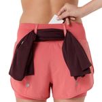Short ASICS Road 2N1 3-5In Short Dark Pink Clay/Dark Pink Clay Mujer - 2