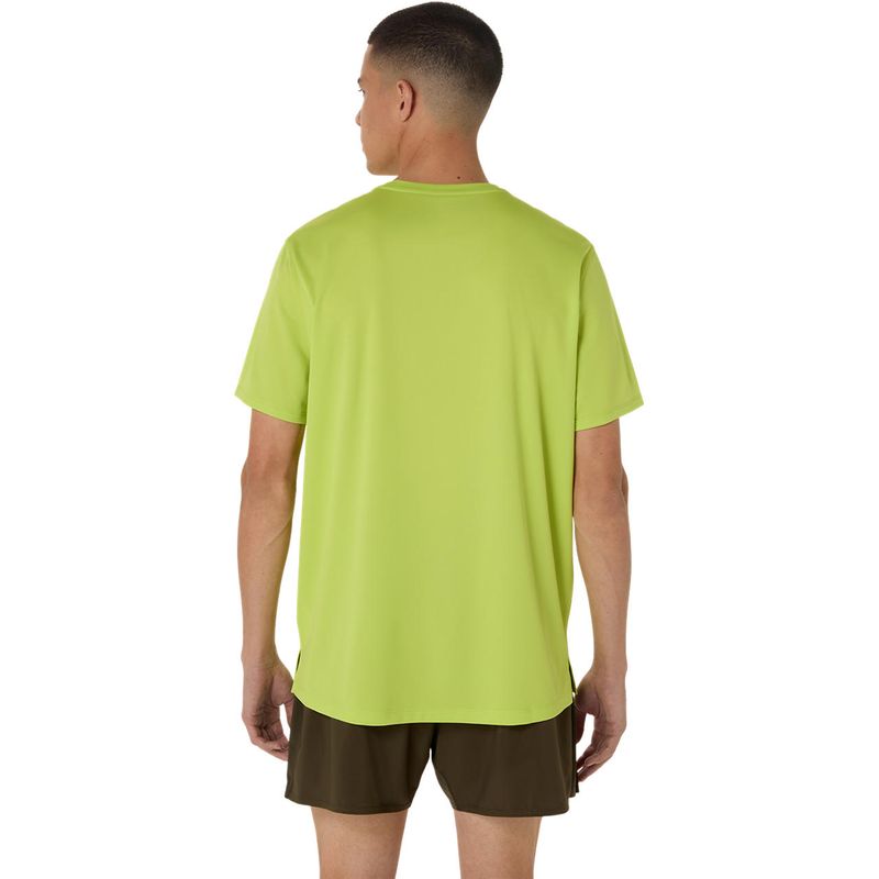 Polo ASICS Silver SS Top Neon Lime Hombre - 1