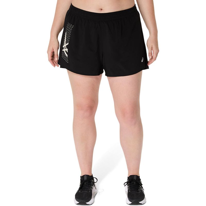 Short ASICS Icon 4In Short Performance Black Mujer - 0
