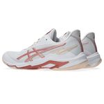 Zapatillas ASICS Netburner Ballistic FF 4 White/Rose Rouge Mujer - 4