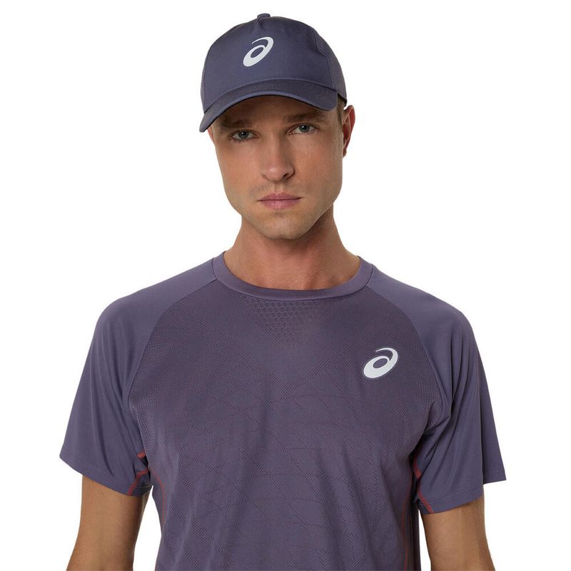 Polo  ASICS Match Actibreeze Ss Top Greyish Purple Hombre - 3