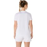 Polo ASICS Court SS Top Brilliant White Mujer - 1
