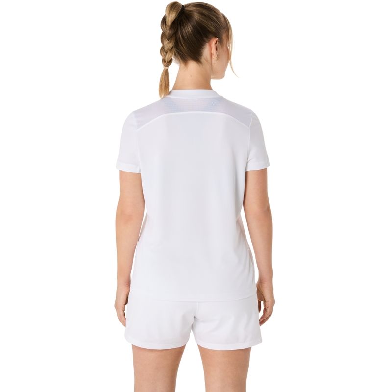 Polo ASICS Court SS Top Brilliant White Mujer - 1