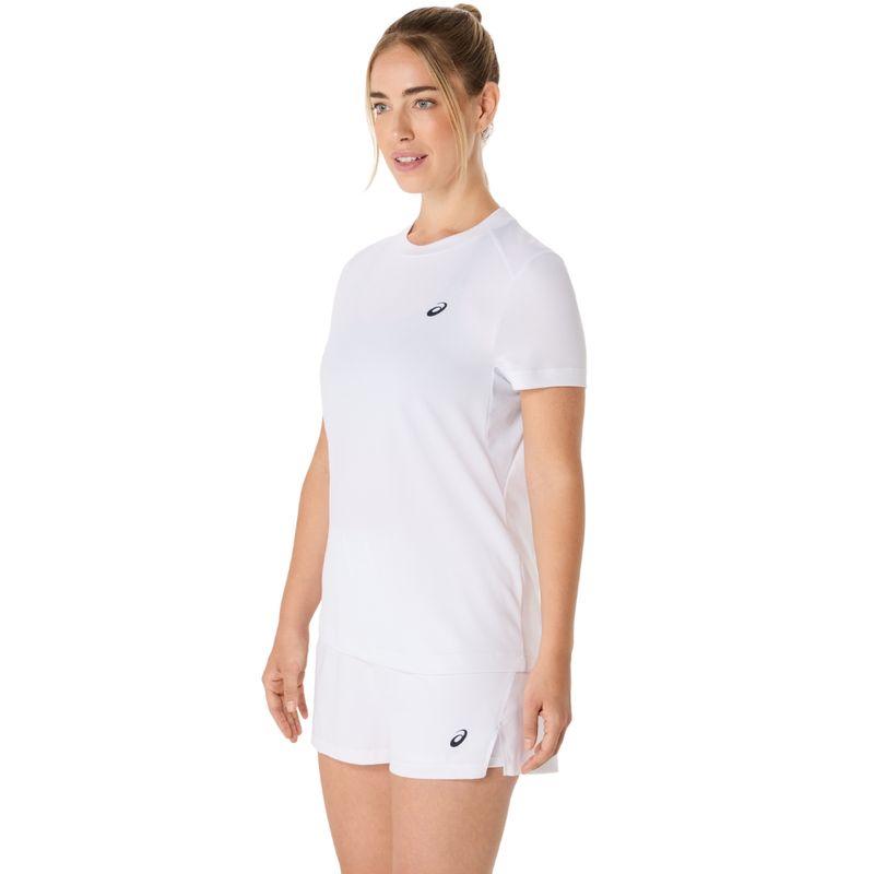 Polo ASICS Court SS Top Brilliant White Mujer - 2