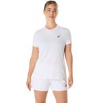 Polo ASICS Court SS Top Brilliant White Mujer - 0