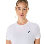 Polo ASICS Court SS Top Brilliant White Mujer - 3
