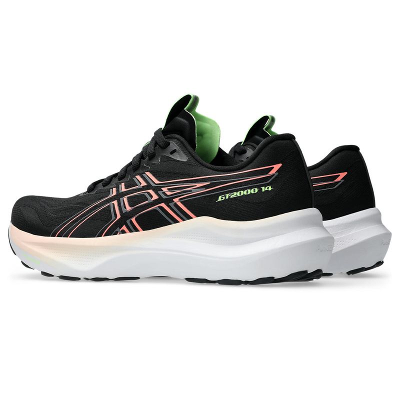 Zapatillas ASICS Gt-2000 14 Black/Sun Coral Mujer - 4